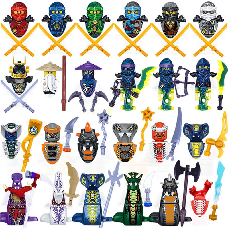 24pcs nique injago Anime Character uilding lo o ids o olls Figures uilding ids o. 