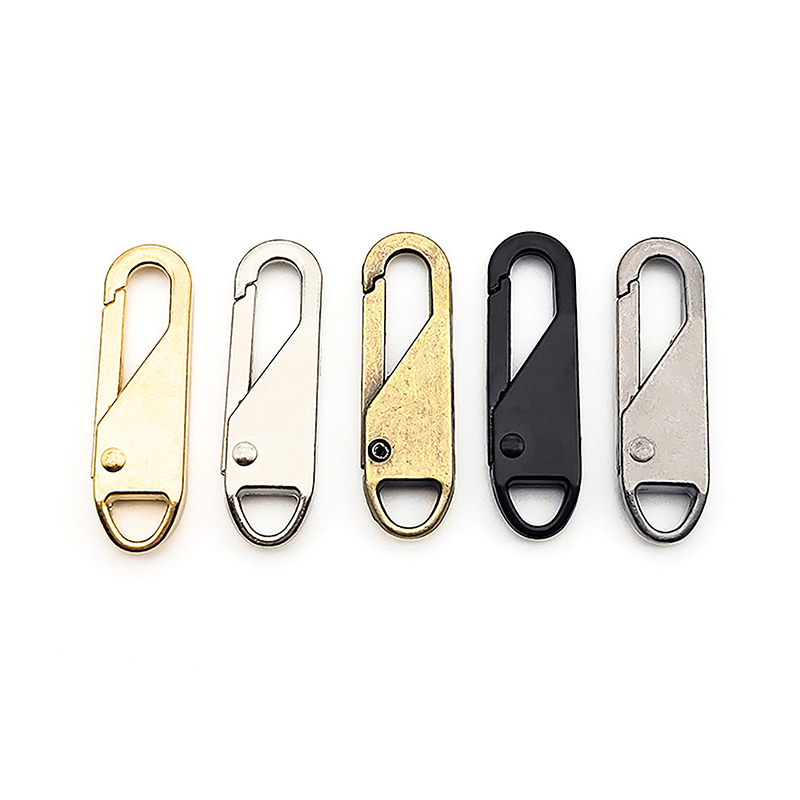 5 Pcs Metal Zipper Pull Replacement Detachable Zipper Slider Pull