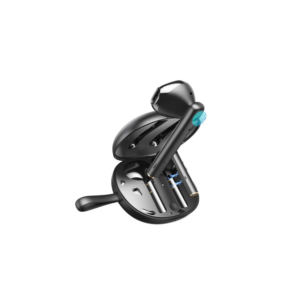 Baseus Encok W05 Lite TWS Wireless Earbuds Standby time: 300 hours, Battery capacity: 400mAh, Music time: 4 hours- Black. 