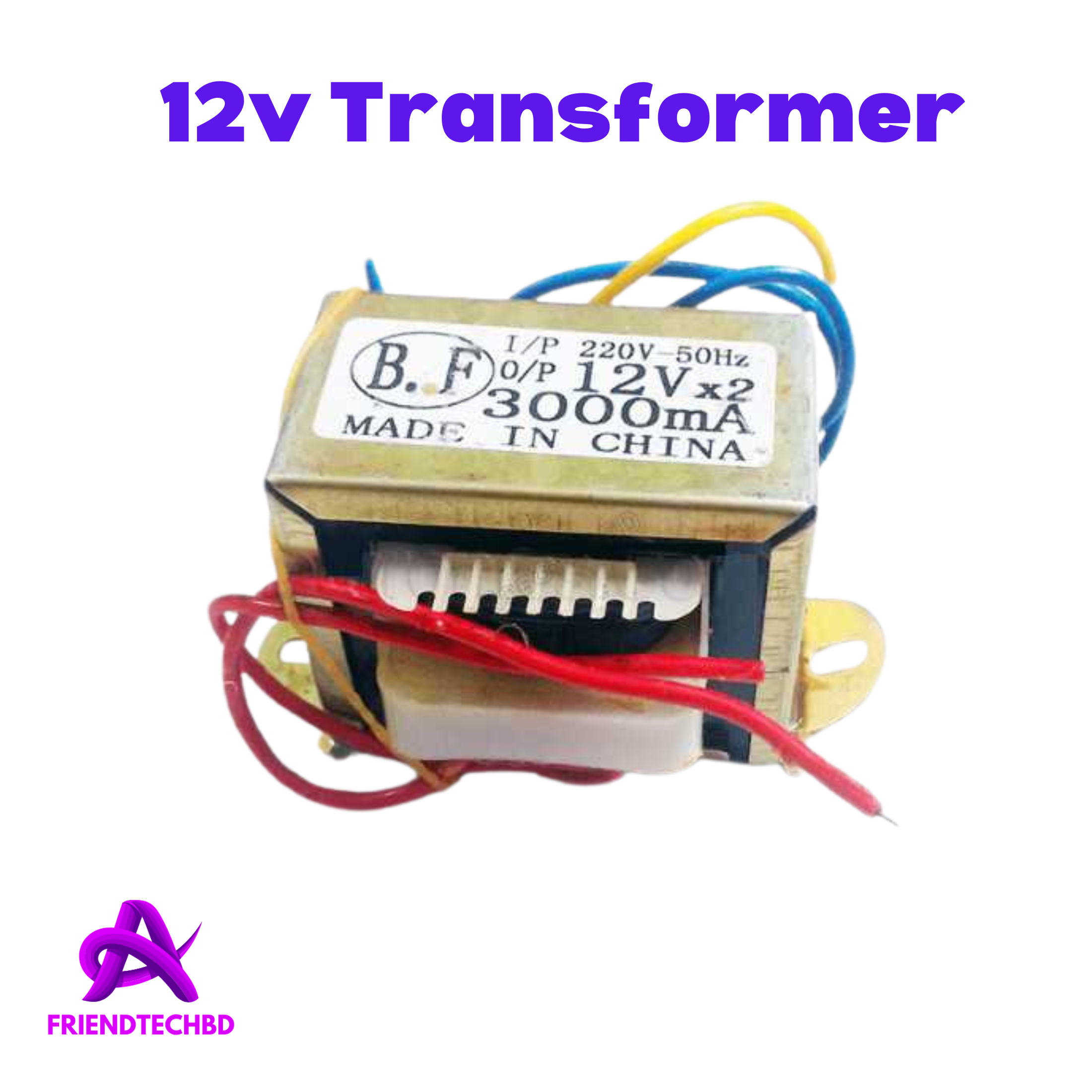 12v 3000 mA Transformer Input AC 220V 50Hz Output DC 12 Volt 3A Step Down Transformers For Power Supplies. 