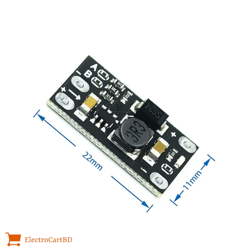 Mini DC-DC Boost Step Up Converter - Voltage Regulator PCB Board Module - Adjusts 3V to 12V - Flexible Voltage Regulation. 