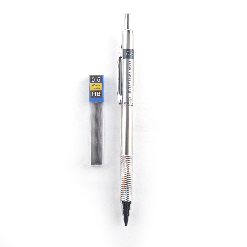 Metal Mechanical Pencil 0.5mm Drawing Automatic Pencil With Lead ANLAN ...