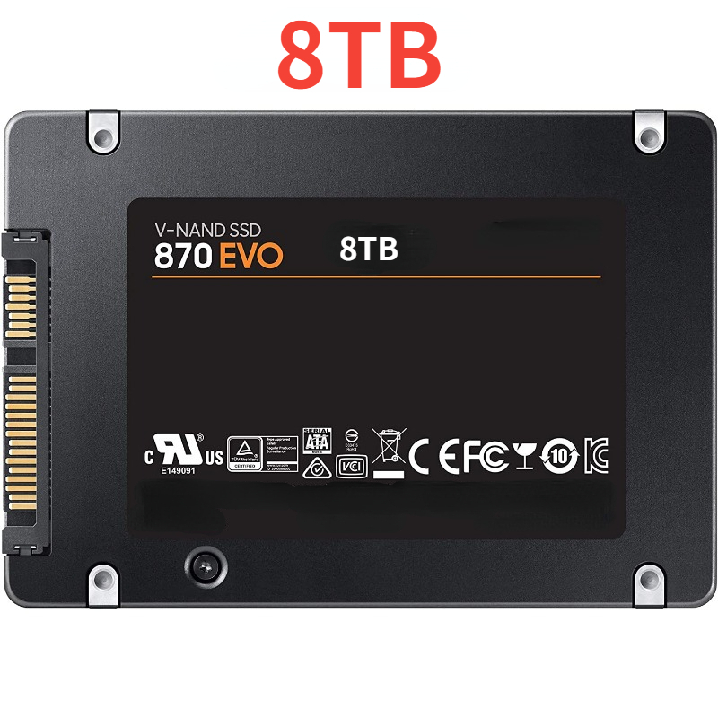 100% Newest 2.5 Inches SATA III SSD 870 EVO 1TB 2TB 4TB 8TB Internal Solid State Drive Hard Disk for Laptop Desktop PS5 PC PS4. 