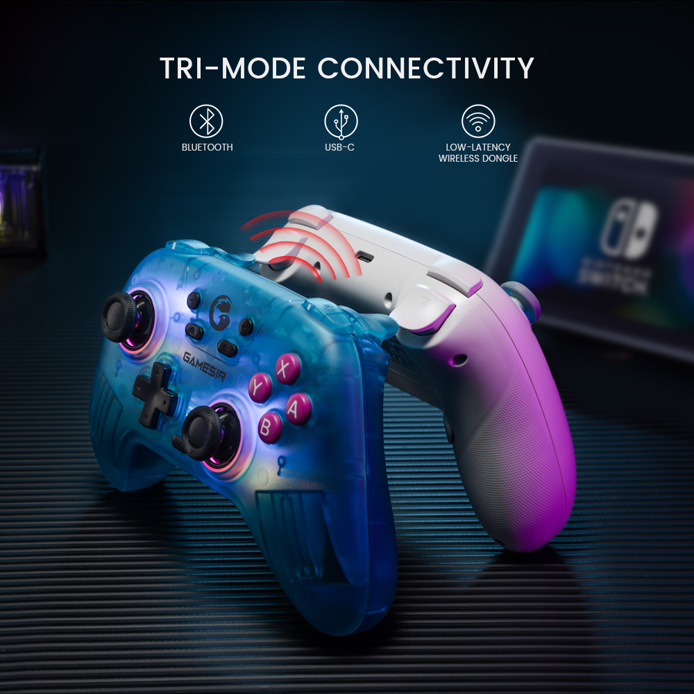 GameSir Nova Wireless Switch Controller Bluetooth Gamepad with Hall Effect for Nintendo Switch iPhone Android Phone PC. 