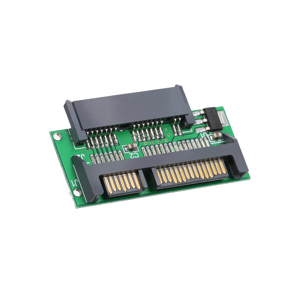HXSJ 1.8in Micro SATA to SATA 2.5 SSD Hard Drive Disk Adapter Card for Laptop Computer Converter Card with Built-in IC Chip. 