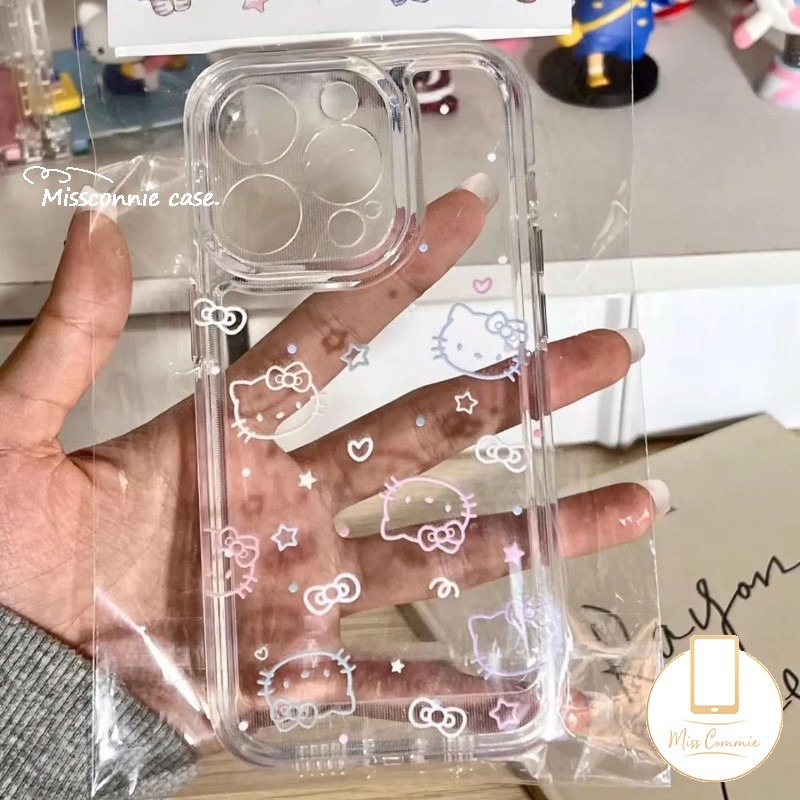 For Realme C63 C53 C15 C65 Note 50 C30 C11 C67 C51 C20 C25 C17 C35 C12 11 5i 12 Pro 5s 5 7 9i C21 C25s C25Y C51s C55 C33 C31 C21Y C3 Narzo 50 Hello Kittty Love Flower Bowknot Case