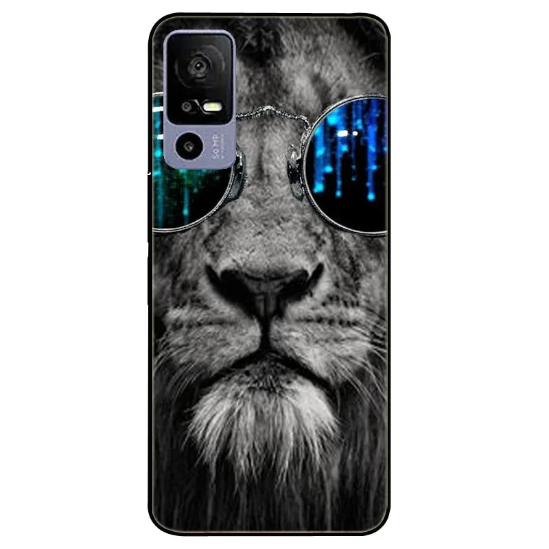 For TCL 40R 5G Case 6.6'' Silicone Soft Fashion TPU Phone Cover for TCL 40 R 5G Case T771K T771A T771H Bumper Funda for TCL40R. 