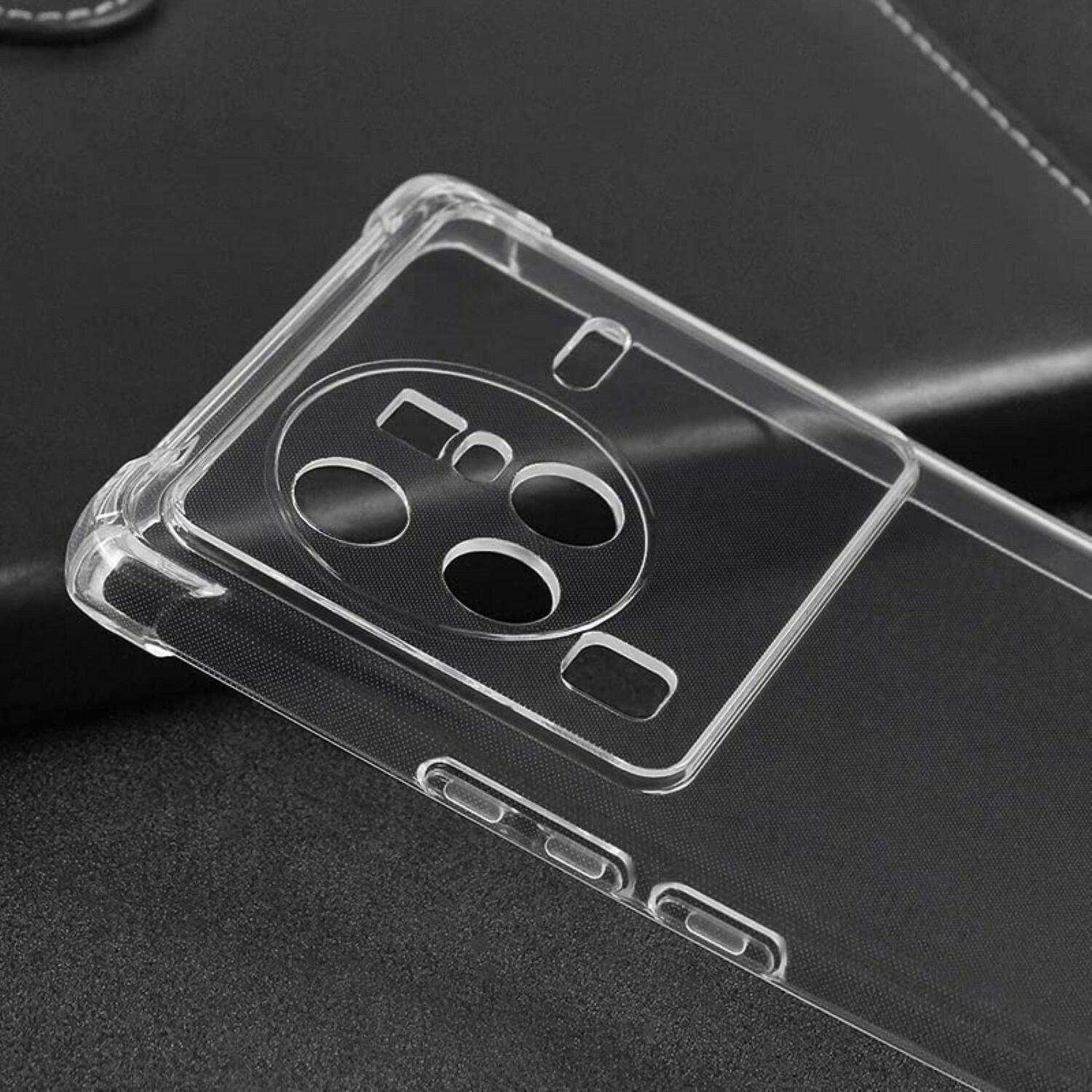 Back Cover Vivo X80 Pro TPU Case, Bumper Transparent Cover Camera Protective Shockproof Drop Protective Clear Bumper Case Back Cover for Vivo X80 Pro. 