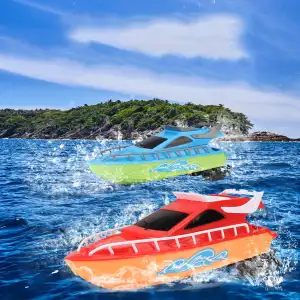 This Mini Ski Boat Is an Incredible Water Toy for the Kids