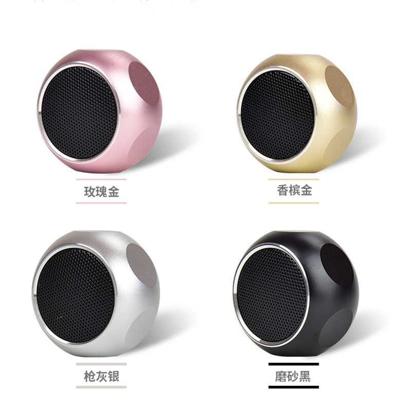 M10 New TWS Wireless Bluetooth Speaker Mini Outdoor Portable Metal Voice Bluetooth Card Small Speaker Gift