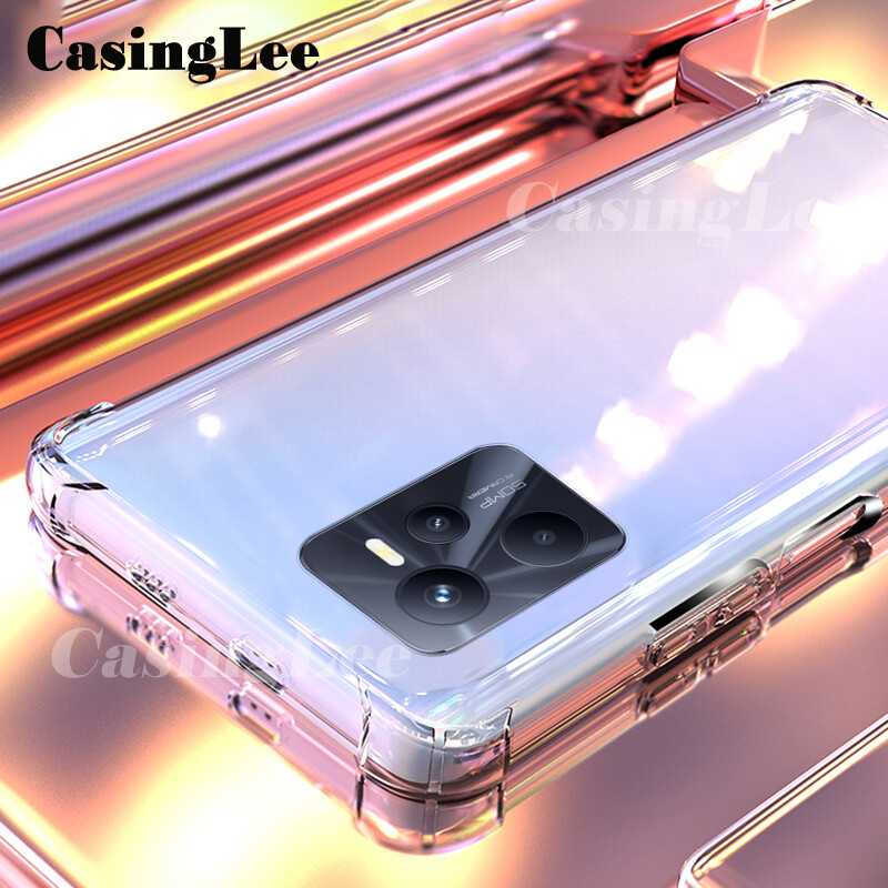 Casinglee for Realme Narzo 50A Prime case Soft Transparent Full Protection clear Back Cover Casing hp Realme Narzo 50A Prime Phone cases cover. 
