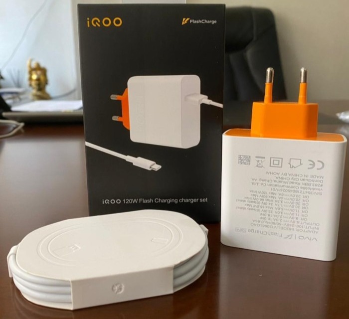 120W FLASH CHARGER FOR VIVO IQOO USB Type C Cable Flash Charging Power Adapter For VIVO X90 X70 Pro Neo 7 7SE. 