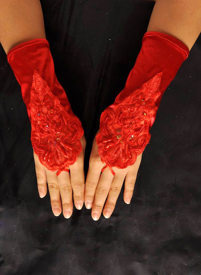 Party & Weeding Women Short Hand Gloves- 1 Pair