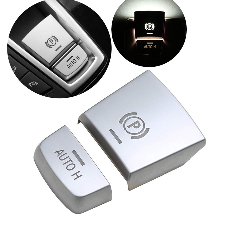 Parking Brake Switch P Button Cover Stickers for B-M-W F10 F07 F01 F25 F26 F11 F06 F15 F16 X3 X4 X5 X6. 