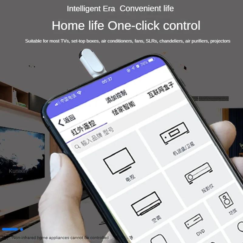 Universal Smartphone Remote Control Type C Micro USB Smart Infrared App Control Wireless Mini Adapter for TV Air Conditioner. 