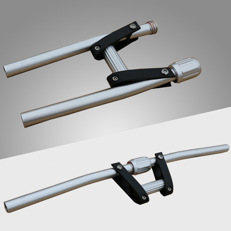 Durable Aluminum Alloy Folding Handlebar Folding Bike Bicycle Handlebar Cycling Parts Horizontal Bar Bicycle Folding Electric Bicycle Folding Handlebar. 