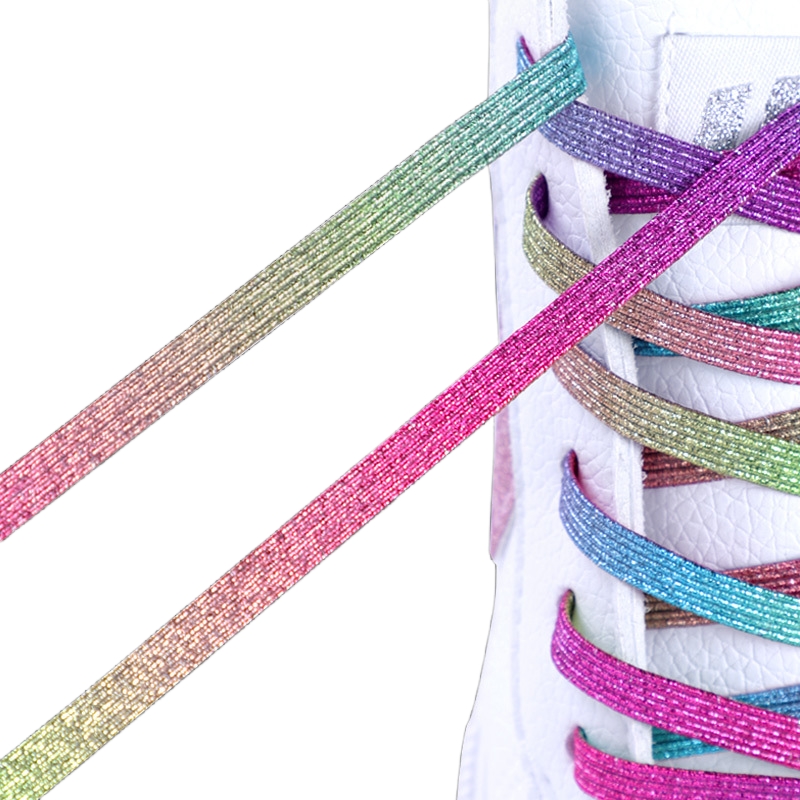 Press To Open No Tie Shoe Laces Press Lock Shoelaces Without Ties Elastic Laces Sneaker Kids Adult 8MM Flat Shoelace New Look. 
