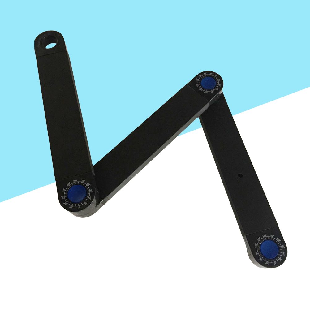 Adjustable Laptop Stand Portable Folding Computer Desk with Side Mount Mouse Pad (Black) folding table for laptop. 