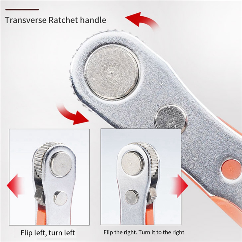 42-In-1 Ratchet Combination Screwdriver Set Vertical and Horizontal Ratchet Household Precision Maintenance Tools Easy to Use. 