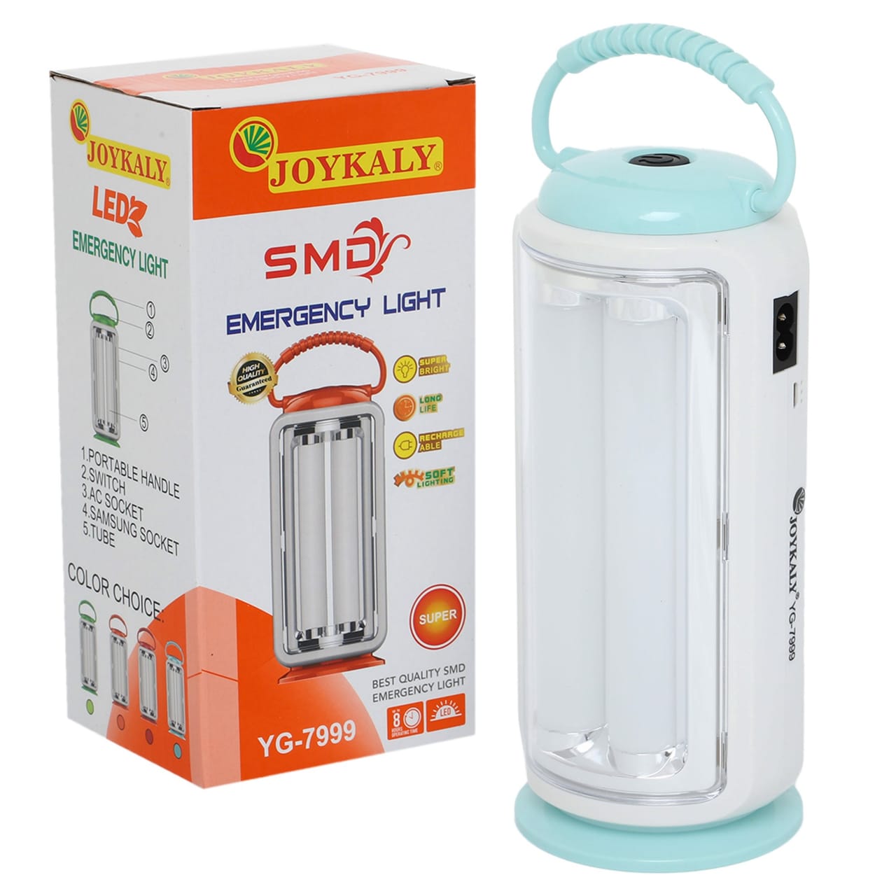 JOYKALY YG7999 Rechargeable 4 Bulbs 3 Modes Portable LED Table / Desk