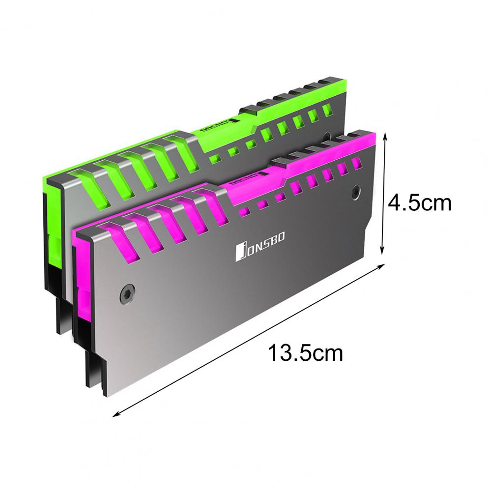 2pcs Nc-2 Professional Motherboard For Aura Control Rgb Desk Memory Ram Radiator Heatsink. 