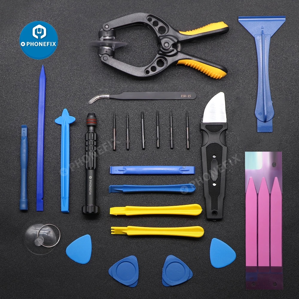 Mobile Phone Screen Opening Repair Tools Kit Battery Replace Screwdriver Pry Disassemble Tool Set for IPhone 13 Pro Max 12 11 XS. 