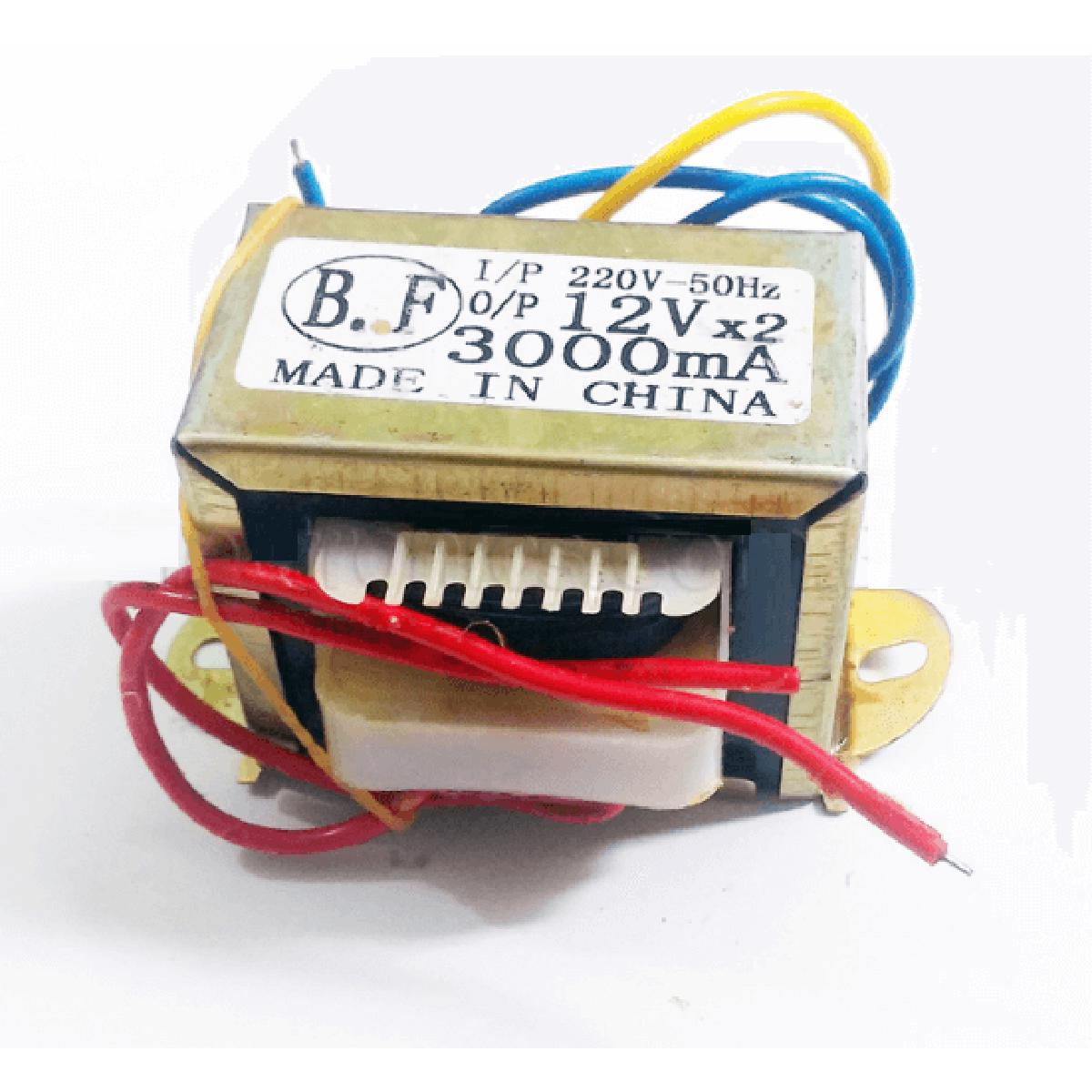 Transformer 12-0-12v 3Amp Input AC 220V 50Hz Output DC 12 Volt 3A Step Down Transformers For Power Supplies Electronic Project DIY