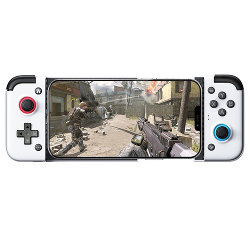 GameSir X2 Lightning Mobile Gaming Controller Bluetooth Gamepad for iOS 13 Ultra-low Power Consumption - White. 