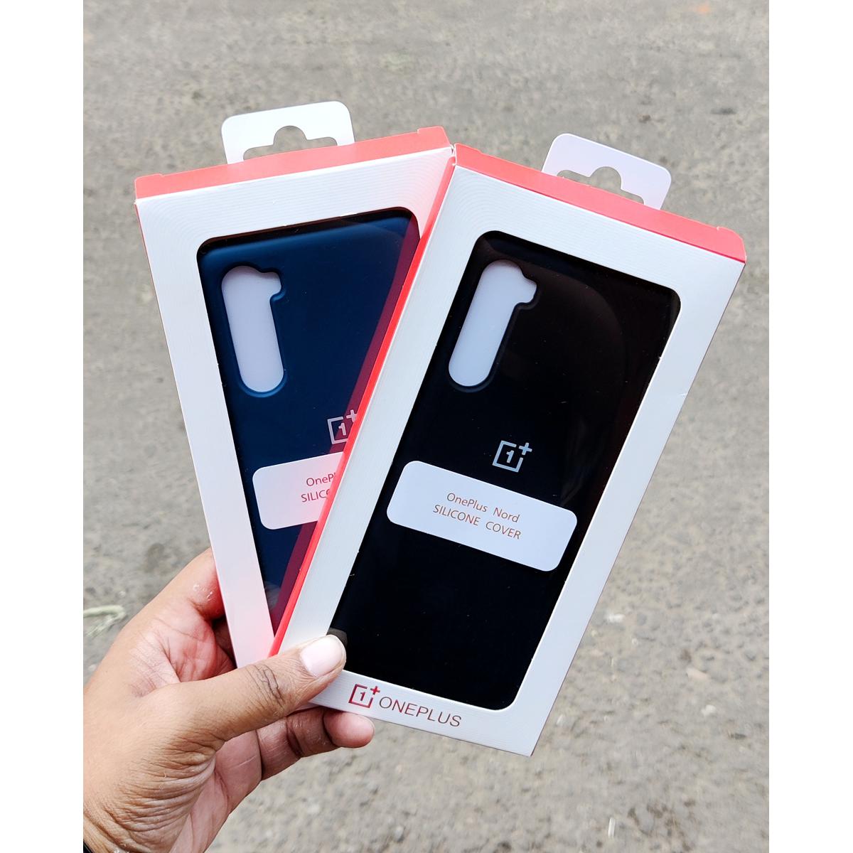 OnePlus Nord Case , Oneplus Nord Silicone Case, Soft Silicone Gel Rubber Bumper Case Microfiber Lining Hard Shell Shockproof Full-Body Protective Case for Oneplus_Nord (Back Case Cover For Smartphone)