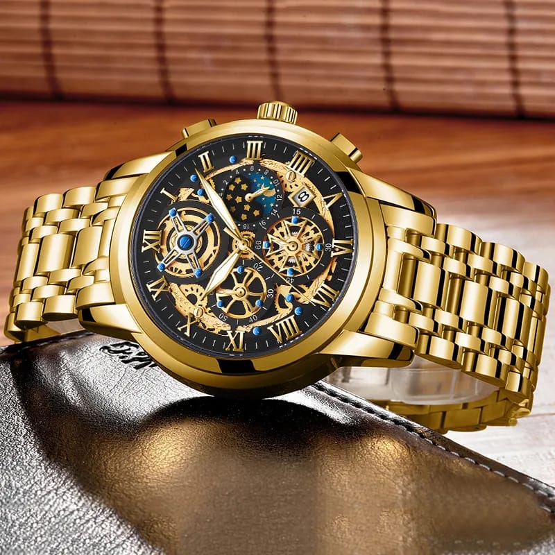 Lige hot sale gold watch