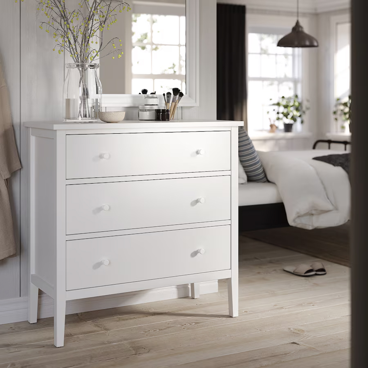 GULLABERG 3-Drawer Chest Melamine Laminated Board (H 4 ft L 3 ft depth 16 inch)