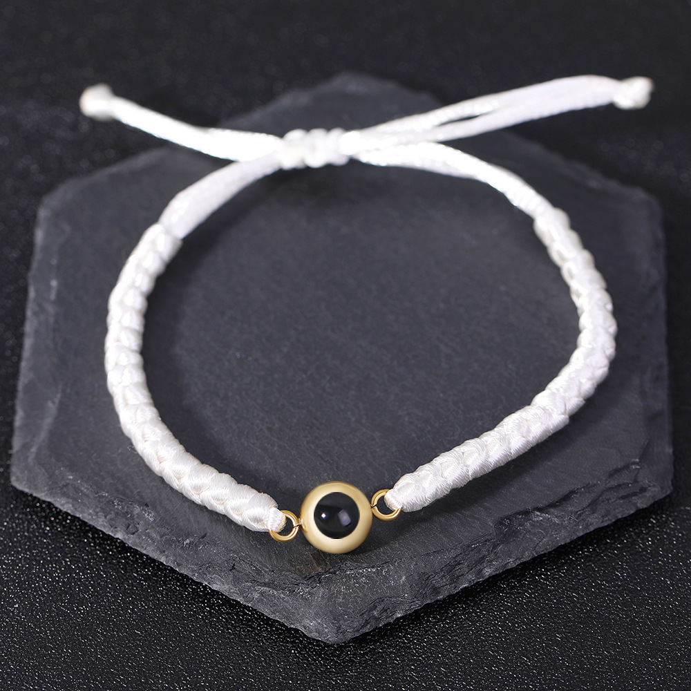 【Cross-border foreign trade】New 100 languages, I love you, bracelet weaving, projection, couples, color books, photos, customization. 