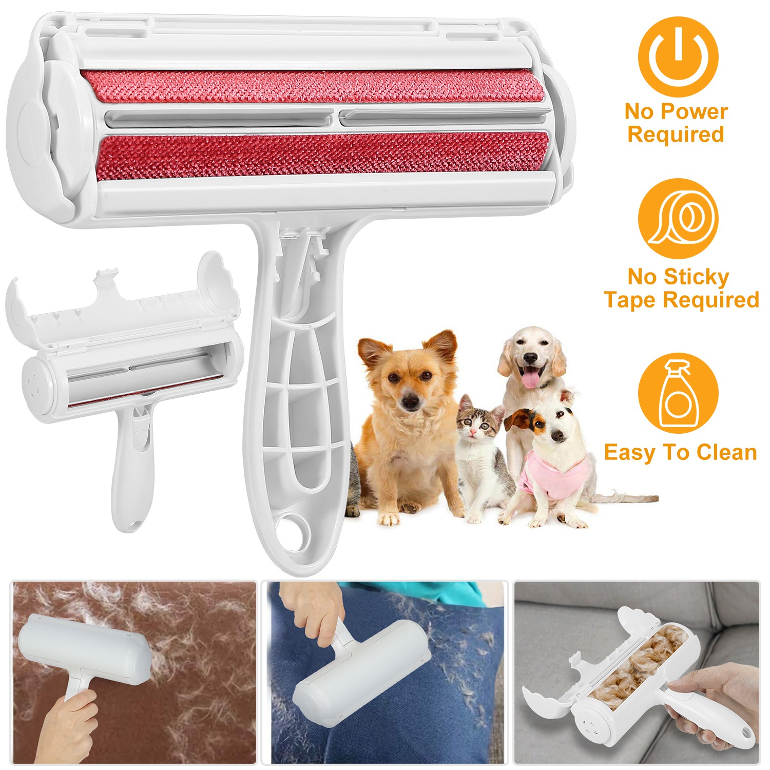Pet Hair Remover Dog Cat Remover, Professional Removal Brush For