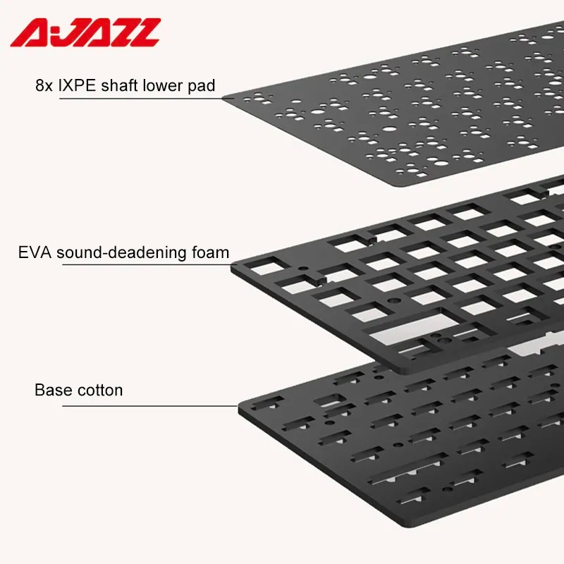 AJAZZ AK992 Mechanical Keyboard Bluetooth 2.4G Wireless RGB 100 Keys Hot Swap Ergonomic USB Keyboards For pro Gamer Laptop PC. 