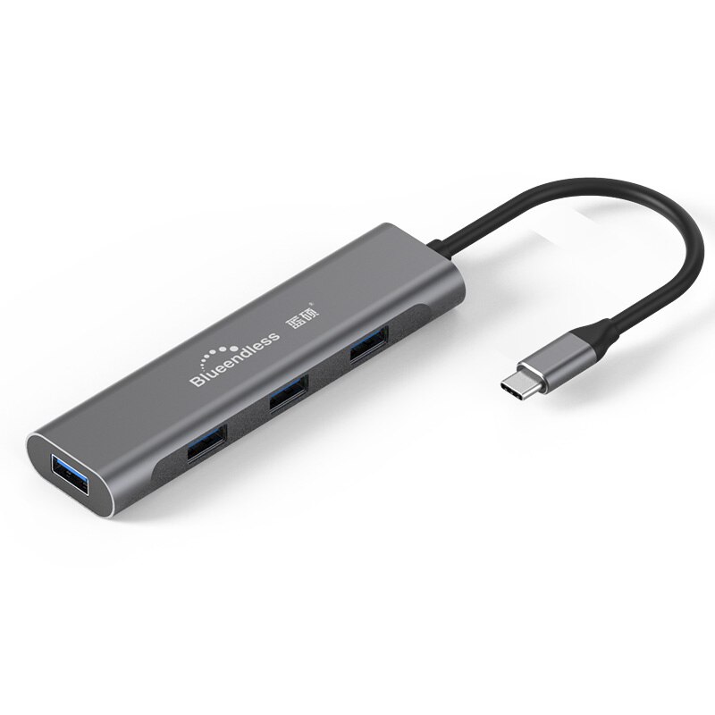 【VisioN Shop】Blueendless c hub USB3.1 Type C 4 port USB3.0 High Speed usb support 5Gbps For MacBook pro type Hub. 