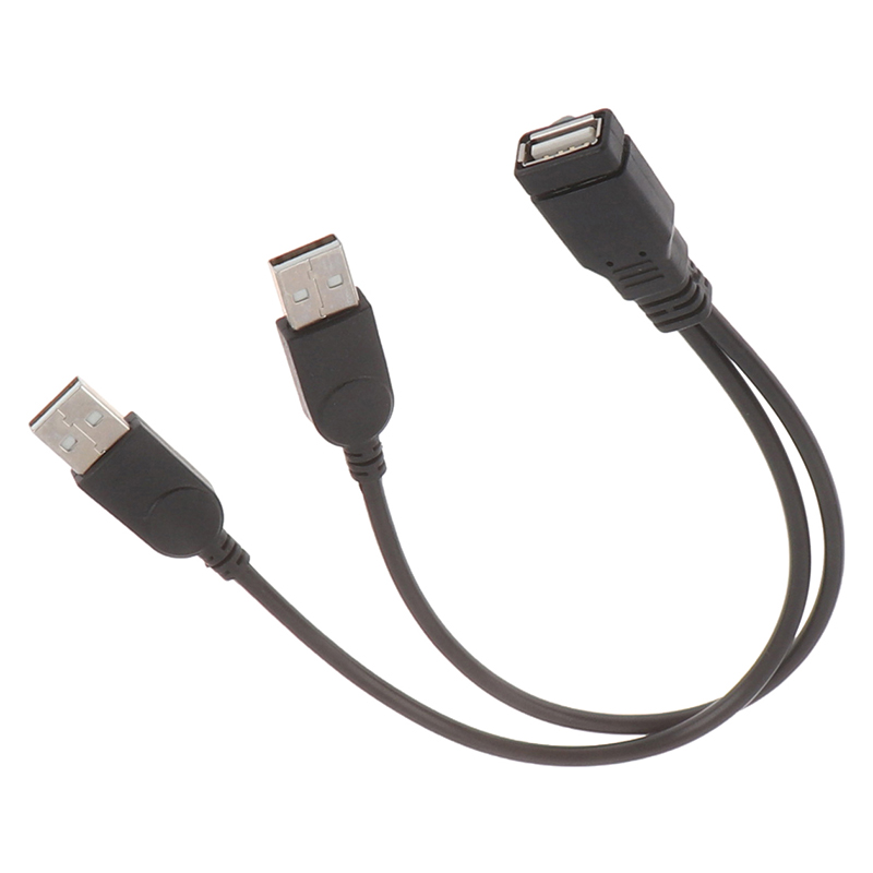 USB 2.0 female to usb 2 male cable usb double splitter power extension cable Demoo