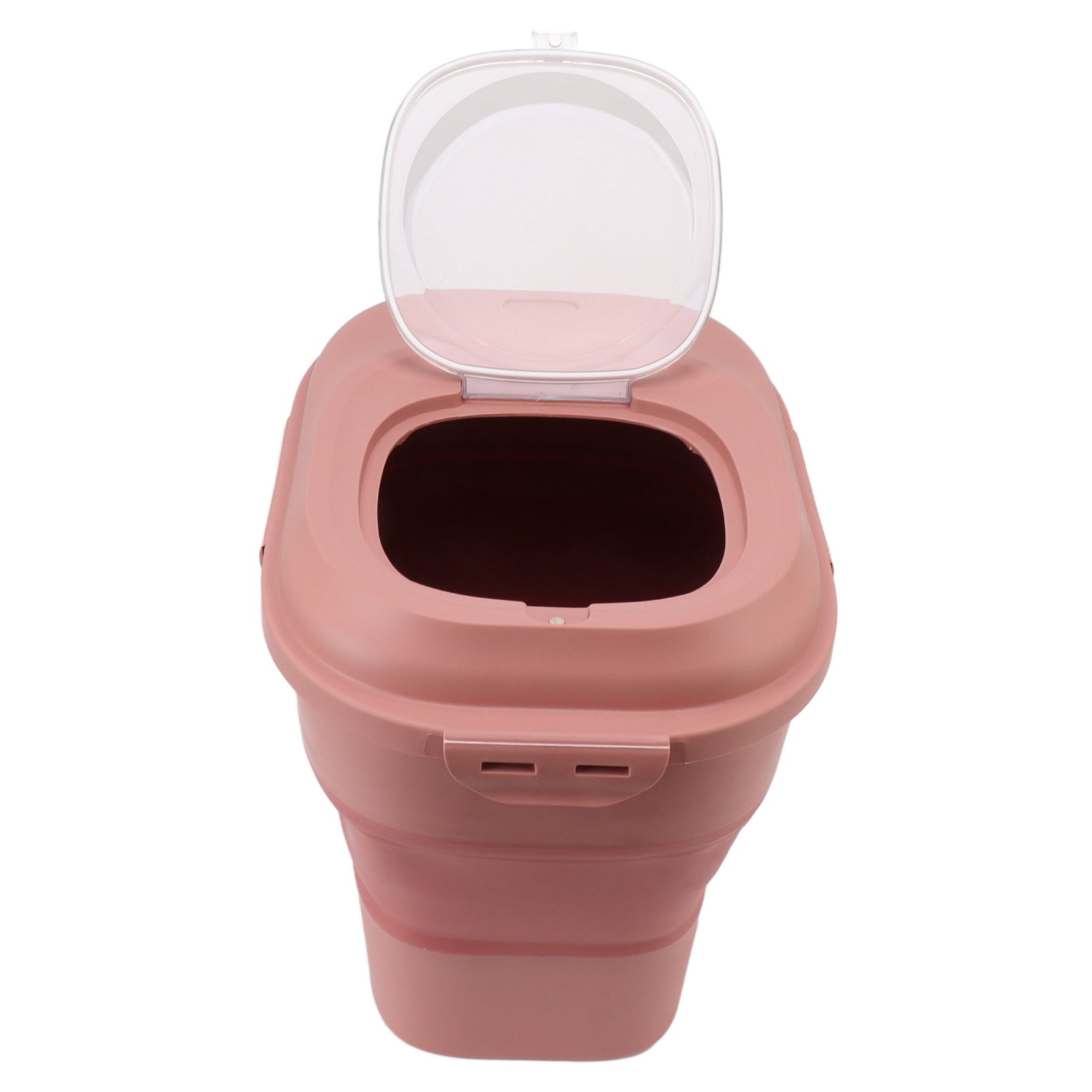 Rice Food Storage Container Large Collapsible Food Storage Container with Measuring Cup Rolling Wheel. 