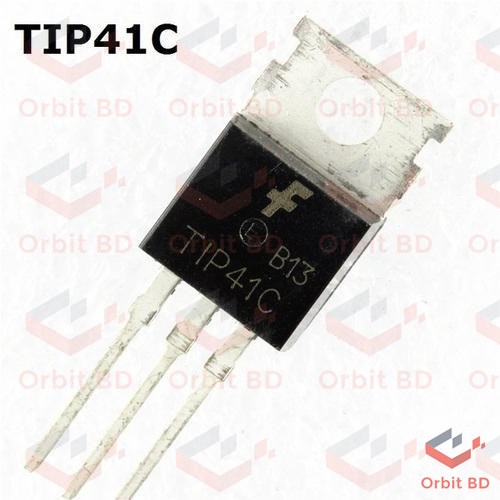 2Pcs- Chinese TIP41C TIP41 Transistor 100V 6A 65W 3 Pin General Purpose TIP41C Transistor TO-220 Silicon Power Transistor 2 Pin Leads. 