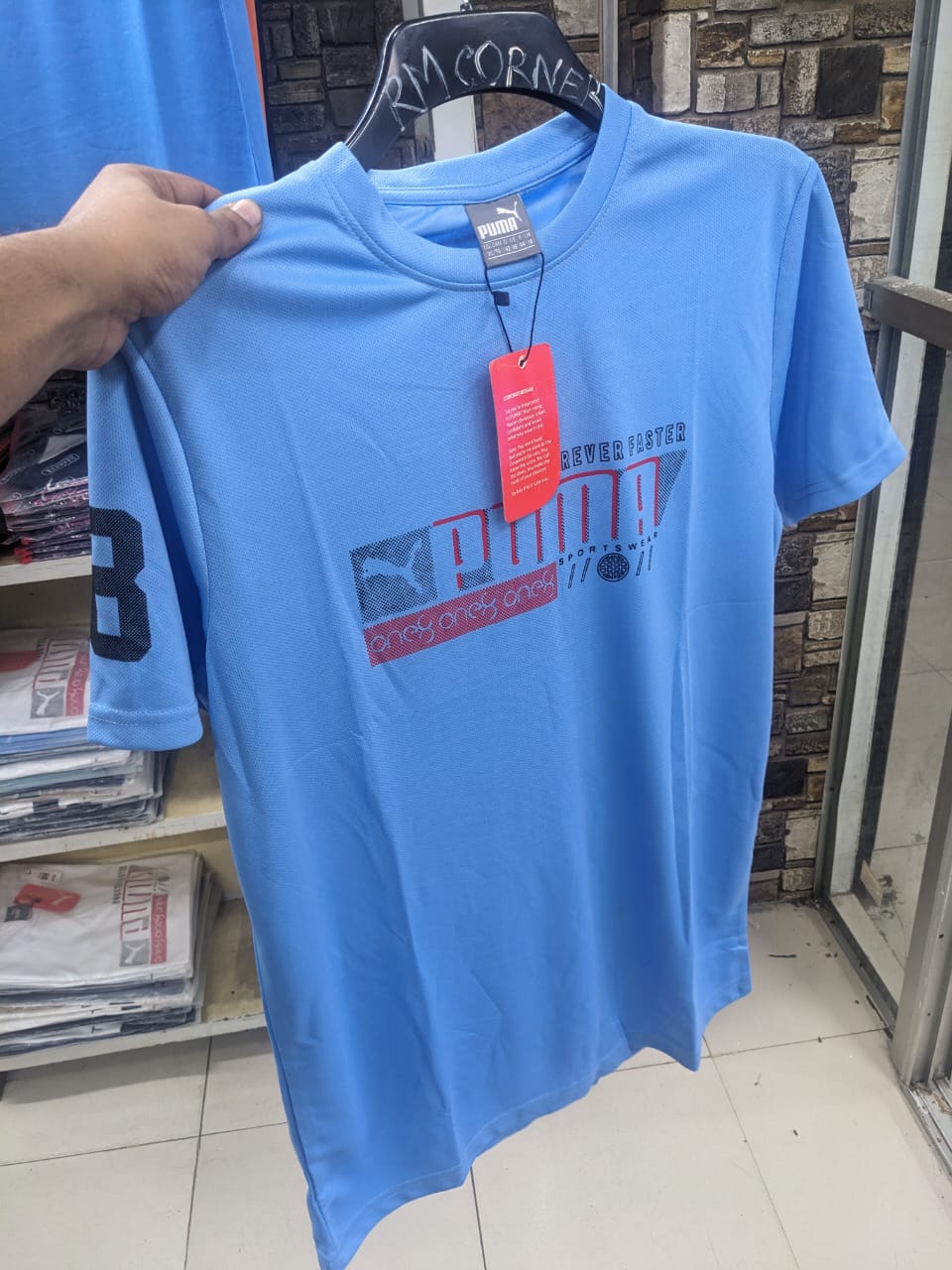 Stylish Comfortable puma one Black jersey T-shirt for Men New