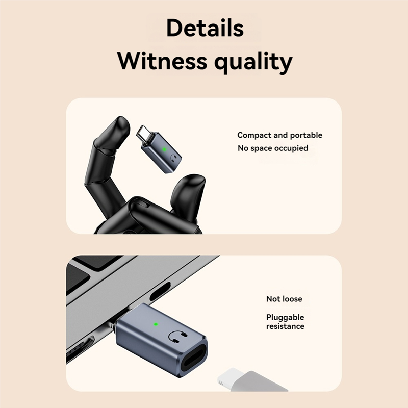 For Ios to USB C Adapter for IPhone 15/16/IPad Air Fast Charging USB C Adapter for IPhone 15 Series/16 Pro/16 Pro Max/Plus, IPad Air. 