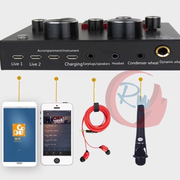 Gree 2 Ton Split Type Air CondiV8-Live Sound Card For Smartphone Computer PC Live,Recording And Voice Chat