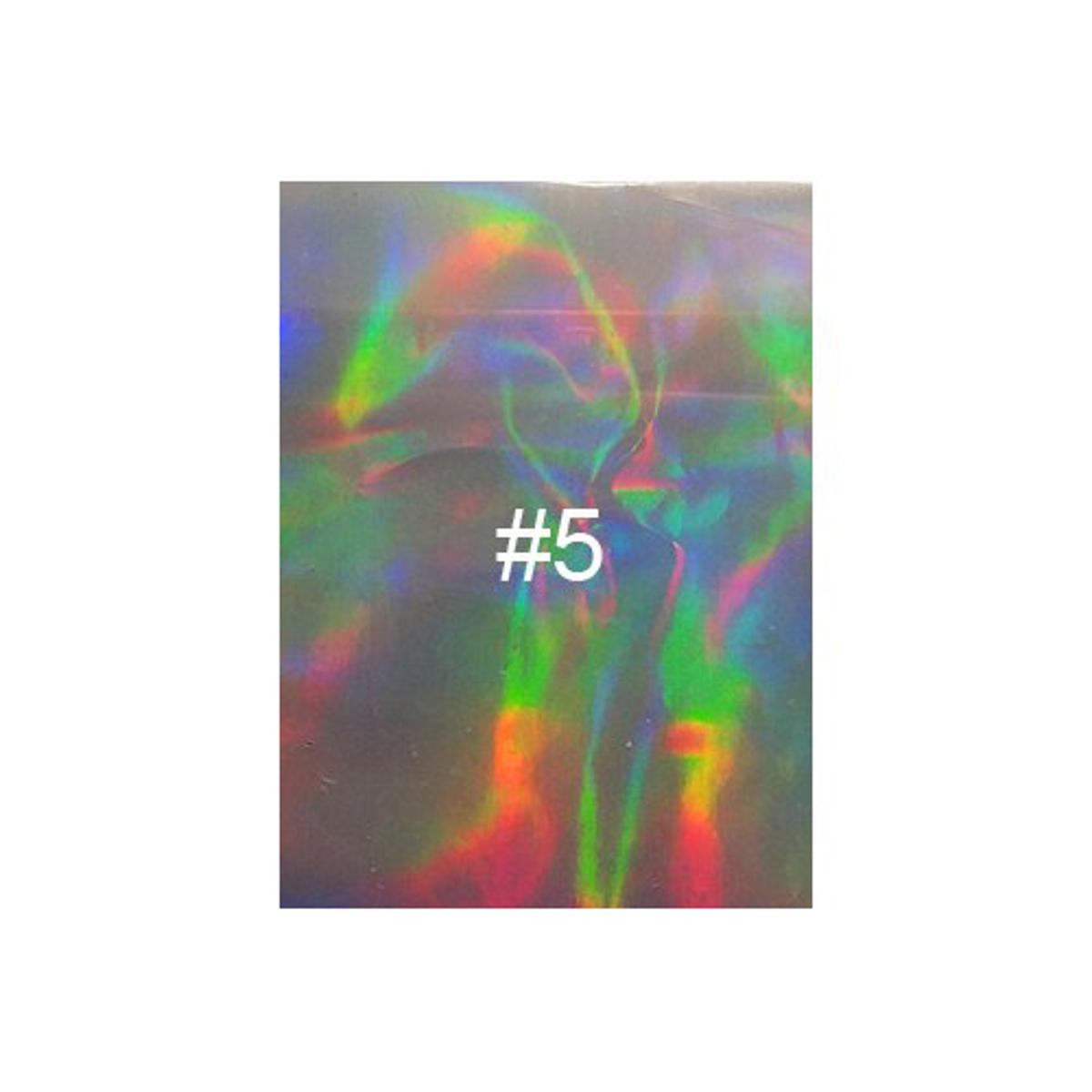【happy one】10pcs 4*50cm Clear Nail Stickers Holographic Holo Triangle Nail Art Decal For Manicure Decorations