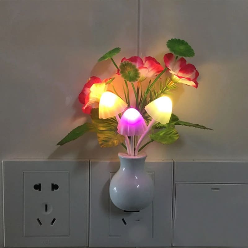 LED Mushroom Dim Light