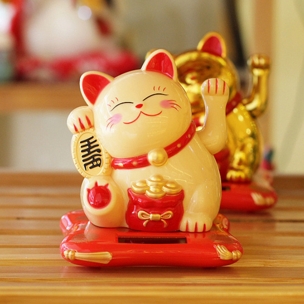 Lucky Cat Statue Australia | Lucky Lucky Welcome Cat Solar Cute Cat ...