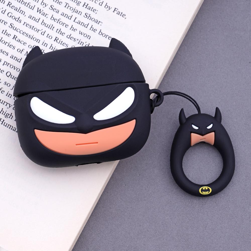 BATMAN Silicone Case for AirPods Pro Pro 2nd Gen Durable Slim Protective Cover with Scratch Resistance