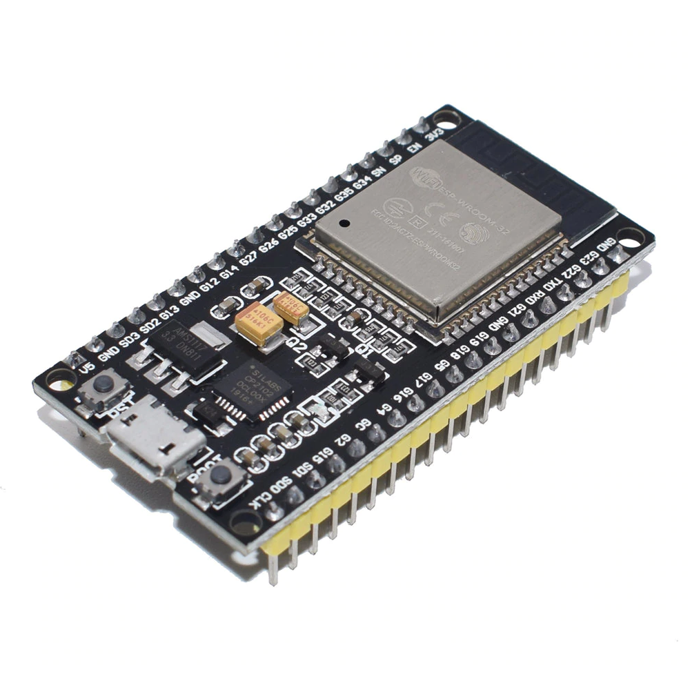 ESP-32 38-Pin DevKitC ESP-WROOM-32 CP2102 WiFi Bluetooth Development Board With Data Cable. 