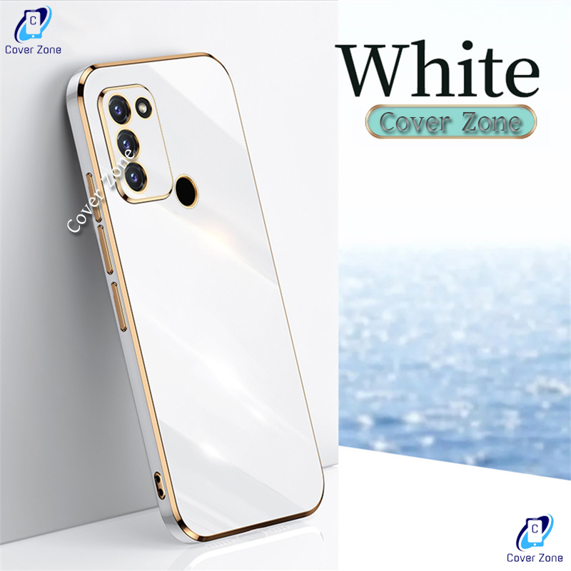 For Symphony Z55 Luxury 6D Plating Soft Casing Silicone Square Frame Phone Case For Symphony Z55 Back Cover. 