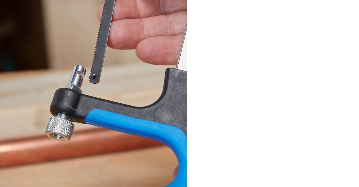 Mini Hacksaw Blade (5 Piece) Designed to Cut Metal, Pipe, And Woods, Sized For Small Spaces, Fits Most Standard 6 inch Adjustable Frame Hacksaws. 