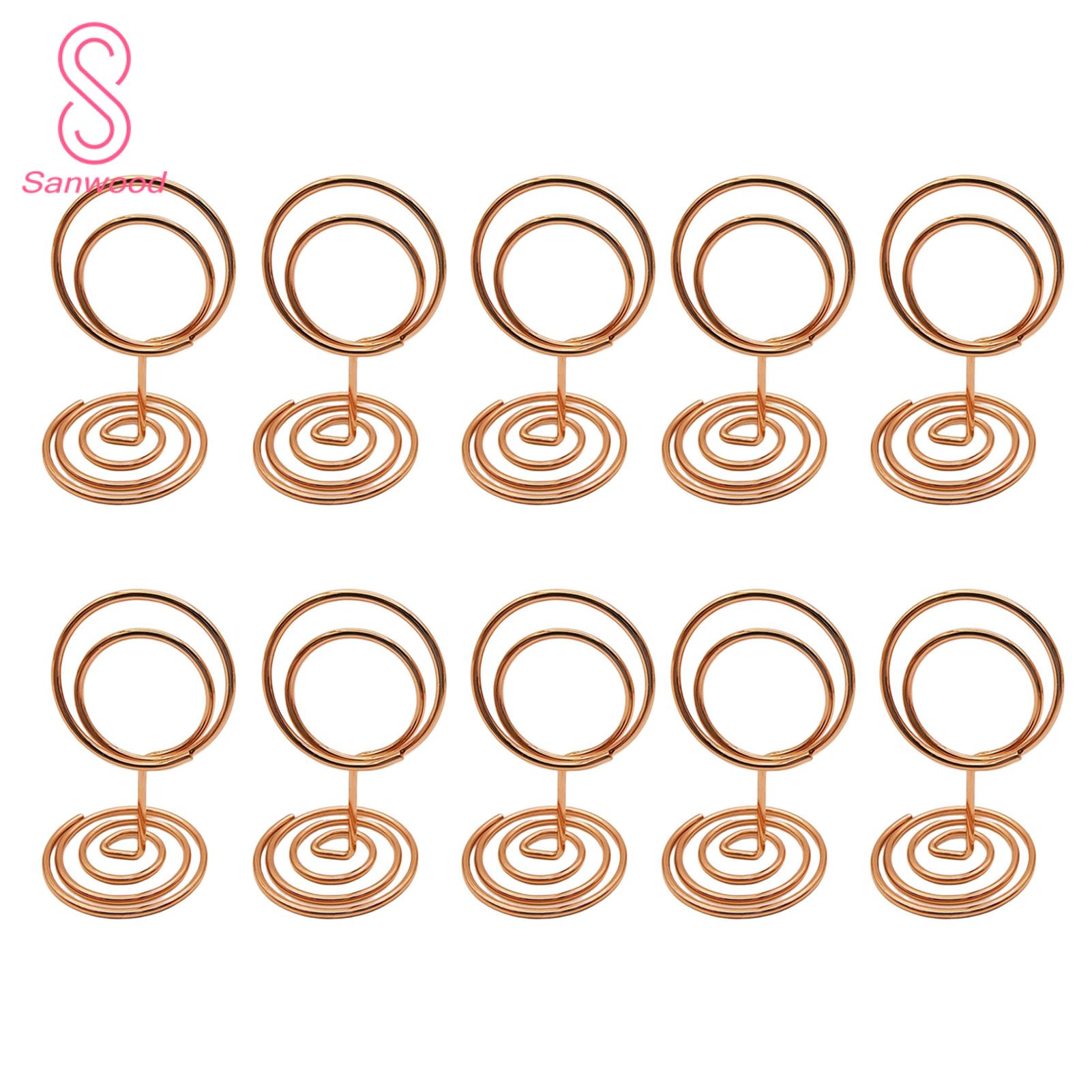 Note Holders Sturdy Construction Round Table Card Memo Holder Stands. 