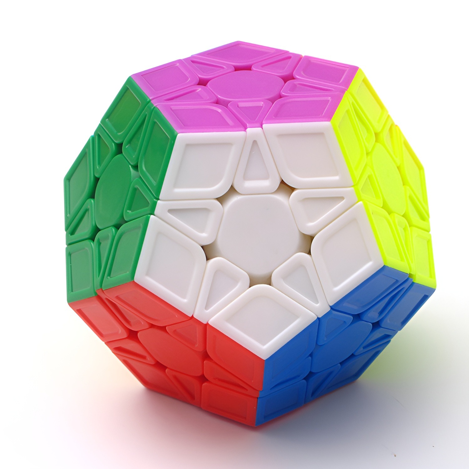 Megaminx Cube 3X3X3 Super Smooth and Stickerles Multicolor Toy for All